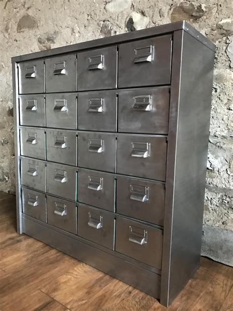 vintage steel and wood wall cabinet|vintage metal cabinet with drawers.